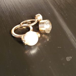 Sam Moon Two gold-plated Rings